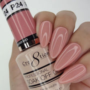 Cre8tion Gel P24 Pink French Collection 0.5oz OceanNailSupply