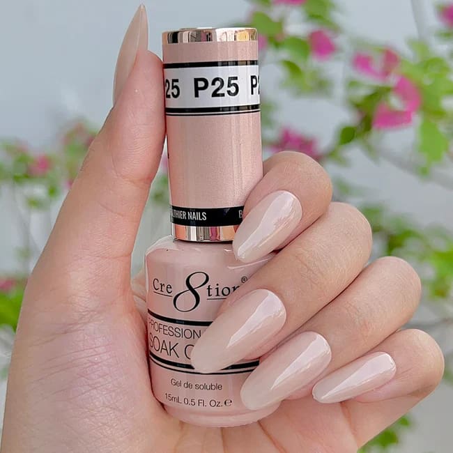 Cre8tion Gel P25 Pink French Collection 0.5oz OceanNailSupply