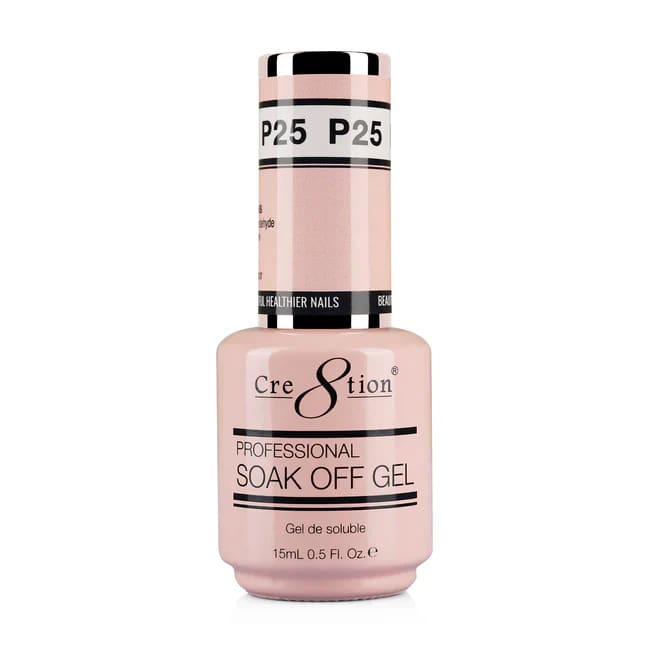 Cre8tion Gel P25 Pink French Collection 0.5oz OceanNailSupply
