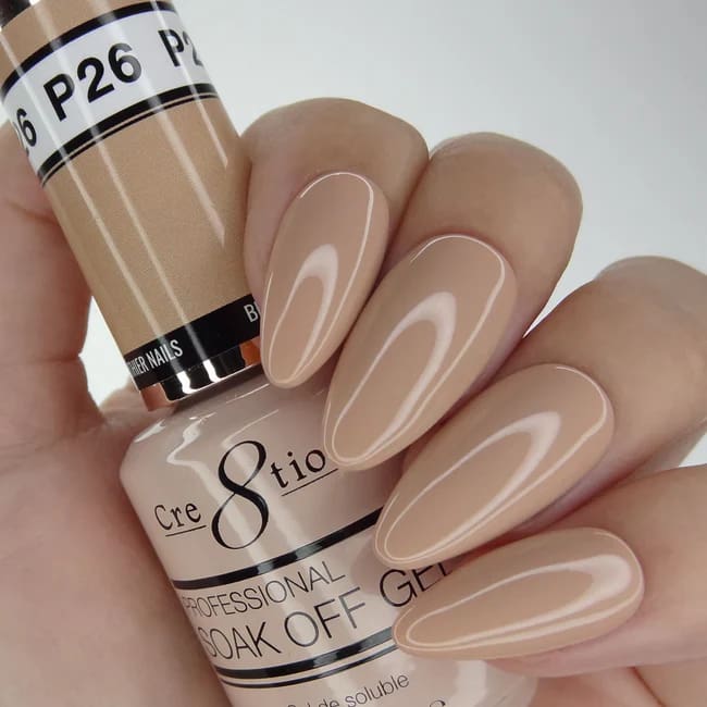 Cre8tion Gel P26 Pink French Collection 0.5oz OceanNailSupply