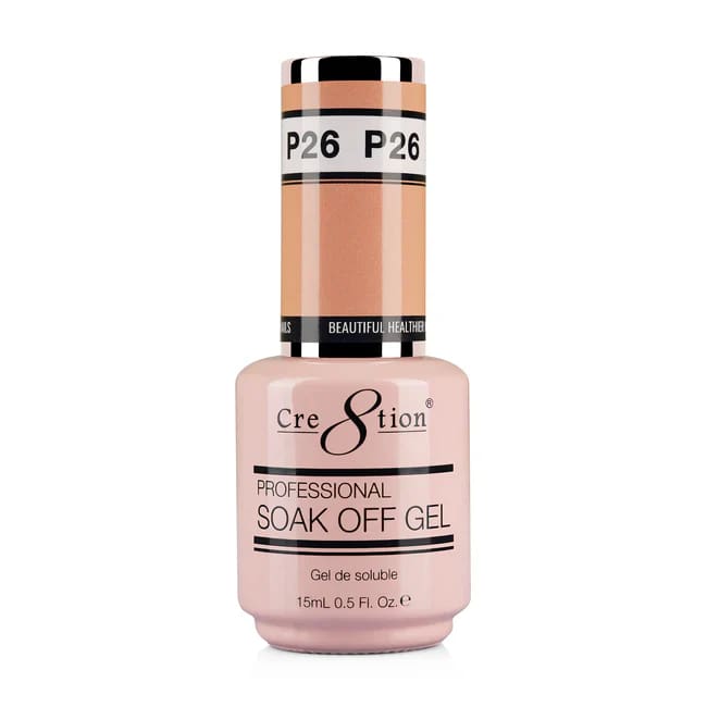 Cre8tion Gel P26 Pink French Collection 0.5oz OceanNailSupply
