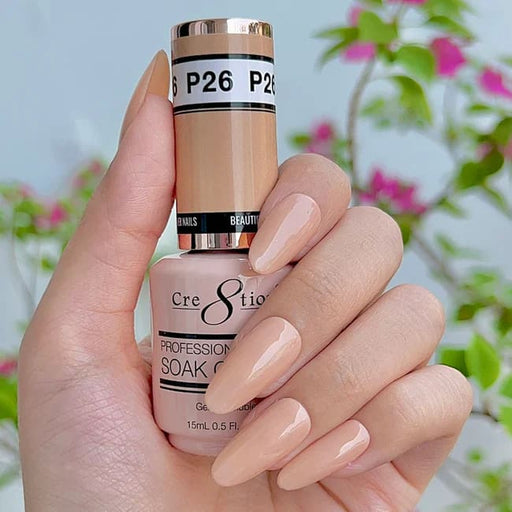 Cre8tion Gel P26 Pink French Collection 0.5oz OceanNailSupply