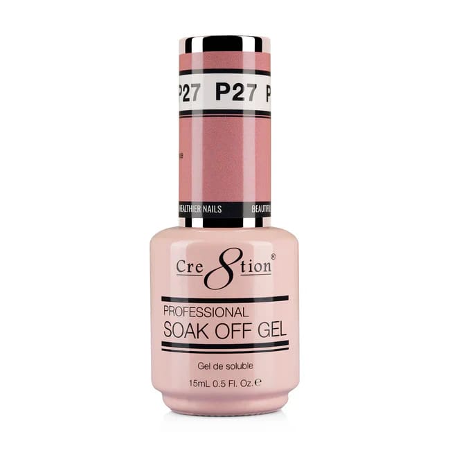 Cre8tion Gel P27 Pink French Collection 0.5oz OceanNailSupply