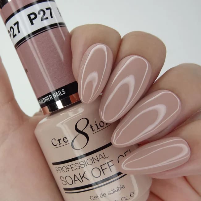 Cre8tion Gel P27 Pink French Collection 0.5oz OceanNailSupply
