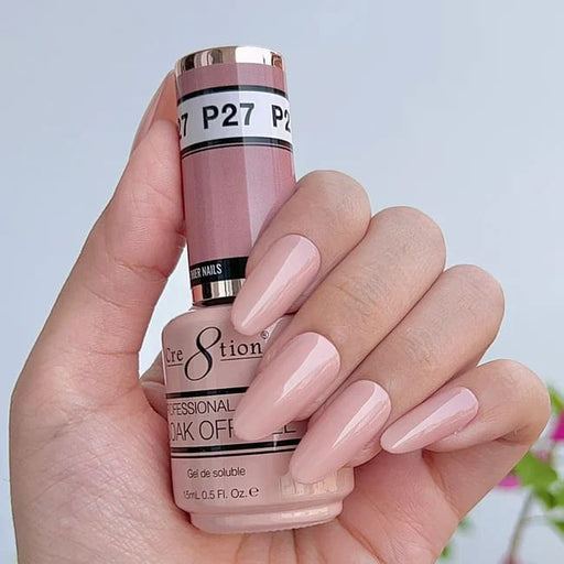 Cre8tion Gel P27 Pink French Collection 0.5oz OceanNailSupply