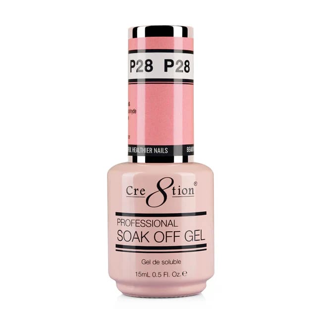 Cre8tion Gel P28 Pink French Collection 0.5oz OceanNailSupply
