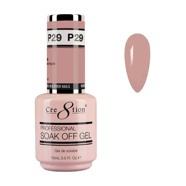 Cre8tion Gel P29 Pink French Collection 0.5oz OceanNailSupply