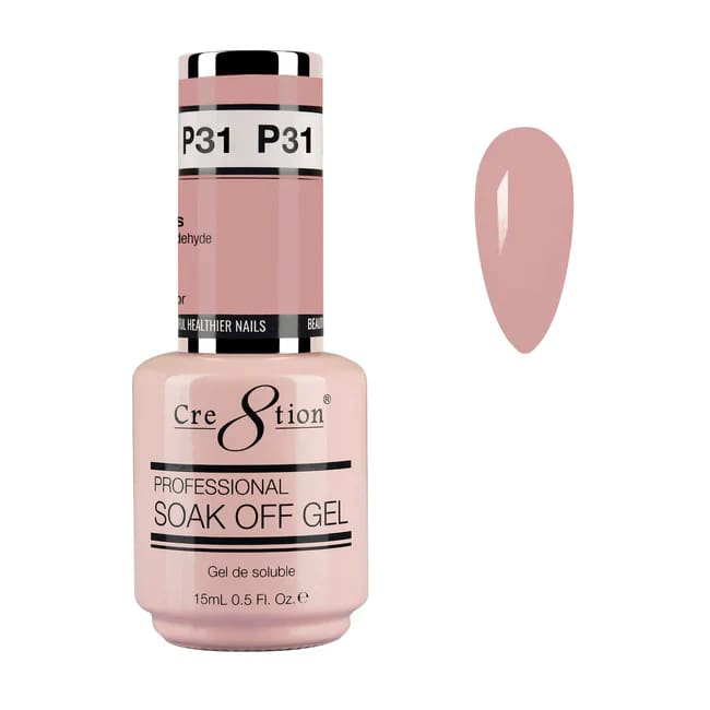 Cre8tion Gel P31 Pink French Collection 0.5oz OceanNailSupply