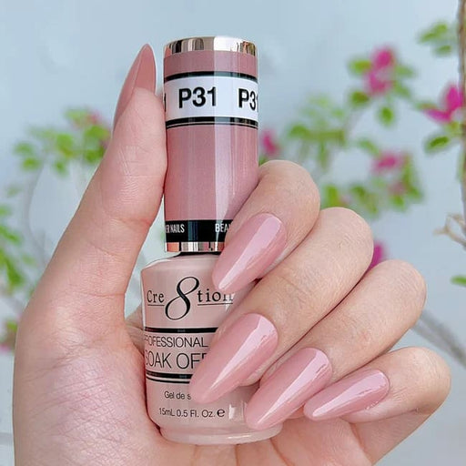 Cre8tion Gel P31 Pink French Collection 0.5oz OceanNailSupply