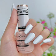 Cre8tion Gel W02 Cold White French Collection 0.5oz OceanNailSupply