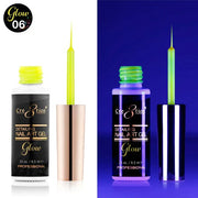 Cre8tion Glow in the Dark Detailing Gel 0.25oz - Full set 12 colors - OceanNailSupply