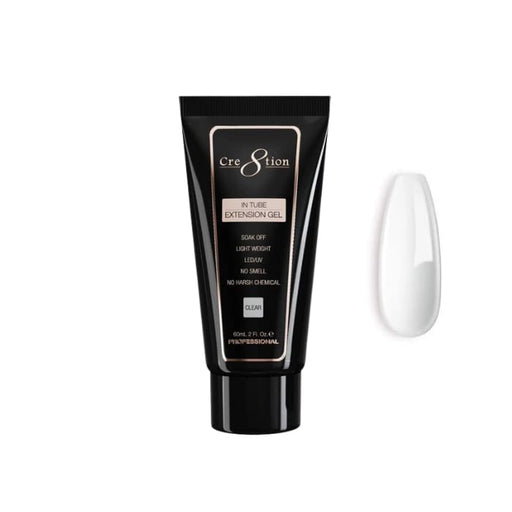 Cre8tion In Tube - Extension Gel (Clear) 2oz - OceanNailSupply