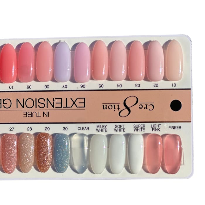 Cre8tion In Tube - Extension Gel (Soft White) 2oz - OceanNailSupply