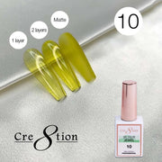 Cre8tion Jewel Collection - G10 (Yellow Jelly) - OceanNailSupply