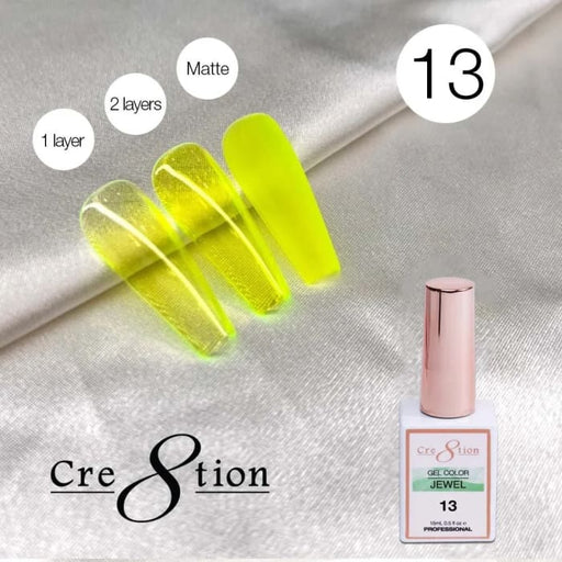 Cre8tion Jewel Collection - G13 (Neon Jelly) - OceanNailSupply