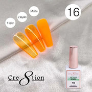 Cre8tion Jewel Collection - G16 (Orange Jelly) - OceanNailSupply
