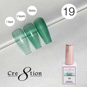 Cre8tion Jewel Collection - G19 (Green Jelly) - OceanNailSupply