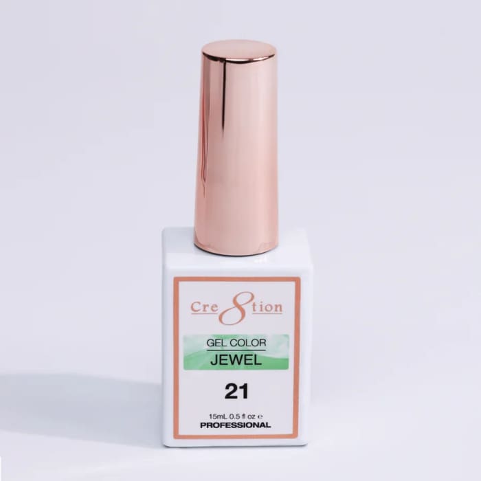 Cre8tion Jewel Collection - G21 (Green Jelly) - OceanNailSupply