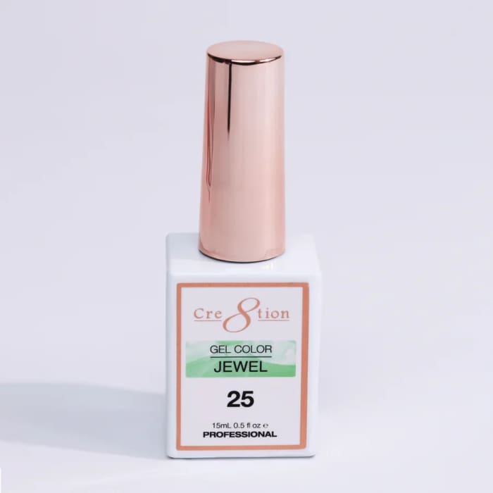 Cre8tion Jewel Collection - G25 (Honey-Brown Olive Jelly) - OceanNailSupply