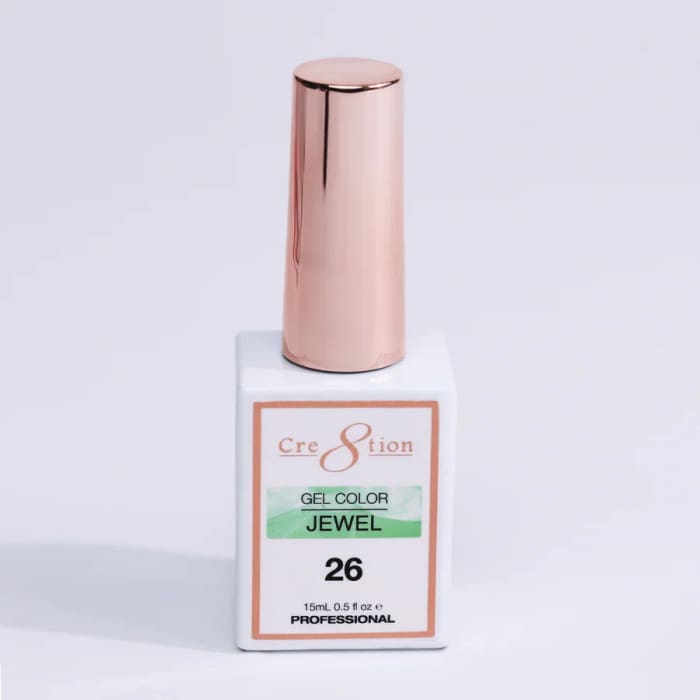 Cre8tion Jewel Collection - G26 (Amber Jelly) - OceanNailSupply