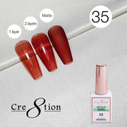 Cre8tion Jewel Collection - G35 (Red Jelly) - OceanNailSupply