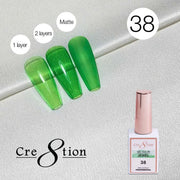 Cre8tion Jewel Collection - G38 (Green Jelly) - OceanNailSupply