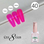 Cre8tion Jewel Collection - G40 (Pink Jelly) - OceanNailSupply