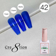 Cre8tion Jewel Collection - G42 (Blue Jelly) - OceanNailSupply