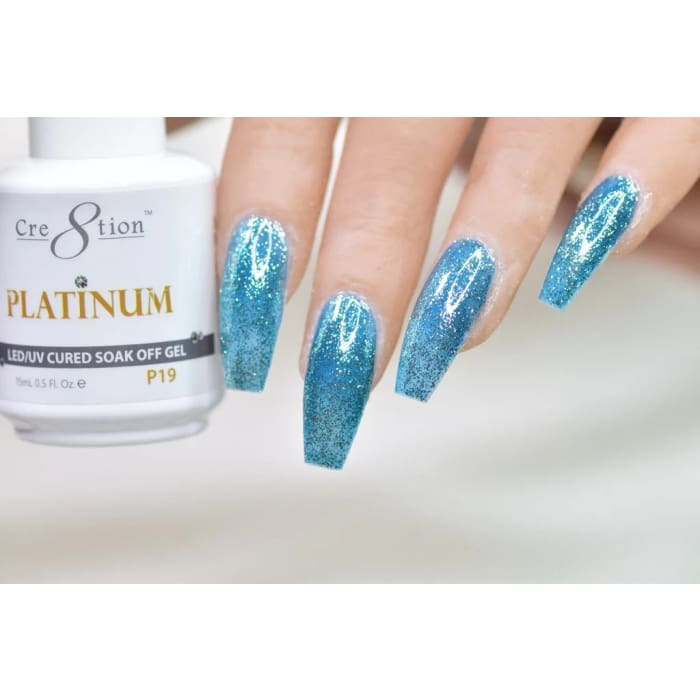 CRE8TION PLATINUM GEL P19 0.5OZ - OceanNailSupply