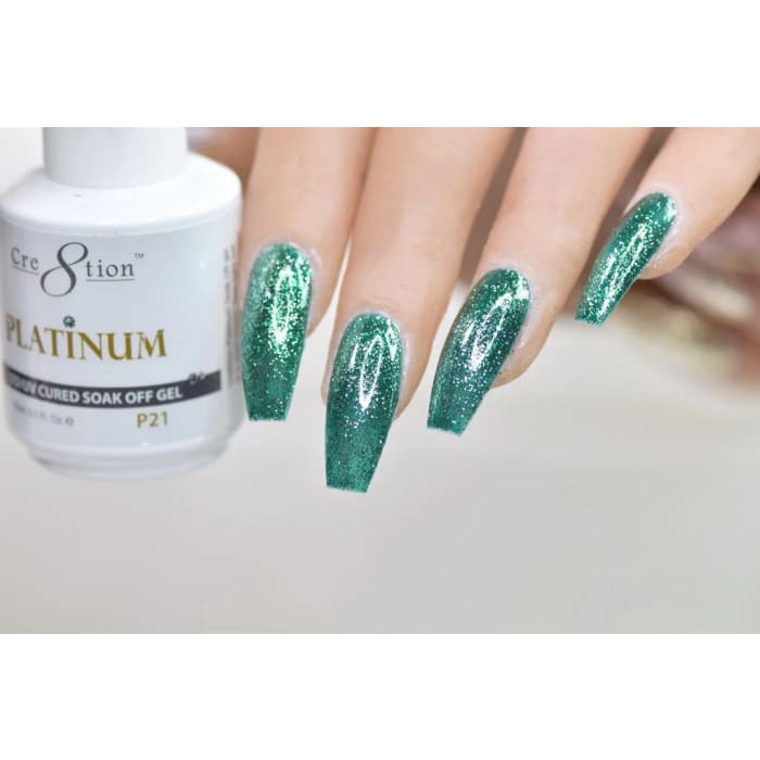 CRE8TION PLATINUM GEL P21 0.5OZ - OceanNailSupply