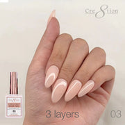 Cre8tion Rubber/ Flexibility Base Gel 0.5oz 03 - OceanNailSupply