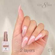 Cre8tion Rubber/ Flexibility Base Gel 0.5oz 07 - OceanNailSupply