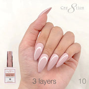 Cre8tion Rubber/ Flexibility Base Gel 0.5oz 10 - OceanNailSupply