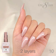 Cre8tion Rubber/ Flexibility Base Gel 0.5oz 10 - OceanNailSupply