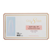 CRE8TION SOFT GEL TIP - COFFIN - OceanNailSupply