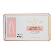 CRE8TION SOFT GEL TIP - STILETTO - OceanNailSupply