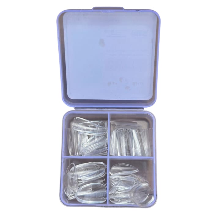 Cre8tion Soft Gel Tips Short Length Assorted Shapes Trail Box (112pcs) - OceanNailSupply