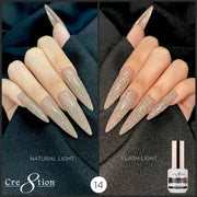 Cre8tion Under Flashlight Collection 0.5oz - Full Set 36 Colors W/ 1 Color Chart - OceanNailSupply