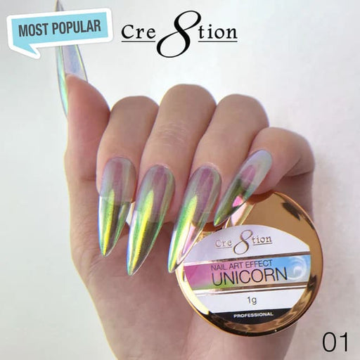 Cre8tion Unicorn Nail Art Effect - #01 (1g) - OceanNailSupply