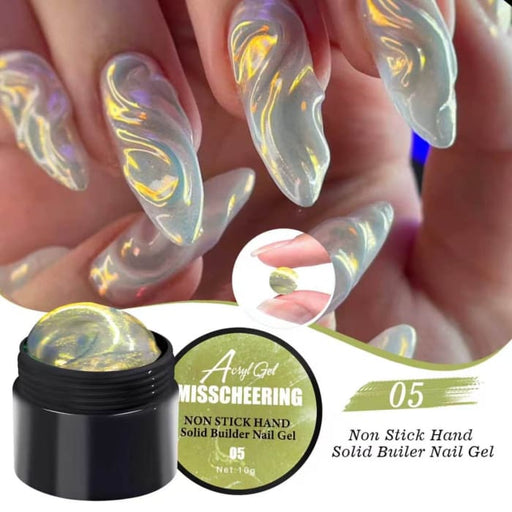 Crystal Aurora 3D Molding Gel – Non-Stick Sculpting Nail Art Gel - OceanNailSupply