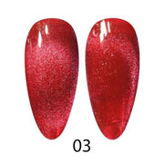 DC 9D CAT EYE - Smoothie #03 – Ruby Mirage - OceanNailSupply