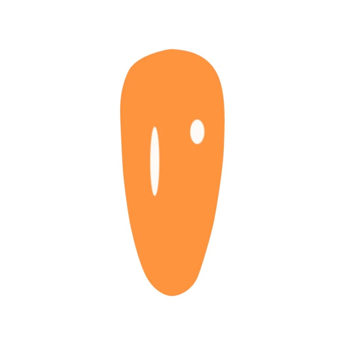 DC JELLY 6 - ORANGE - OceanNailSupply