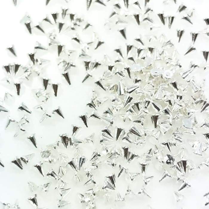 Decoration - Spike Silver - Oceannailsupply