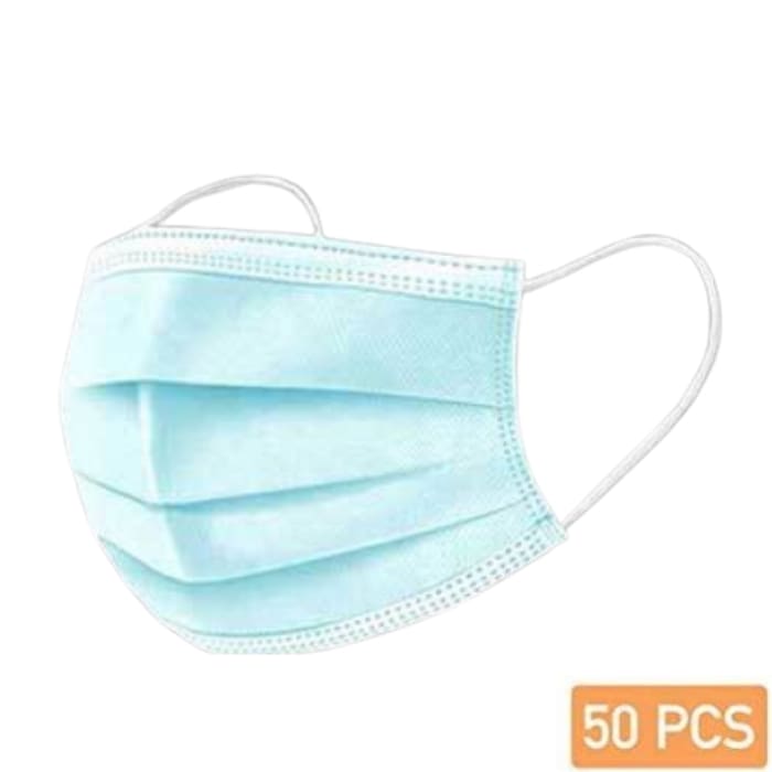 Disposable Masks (50 Count) - Fine Dust Protection (Pink Black Blue) - OceanNailSupply
