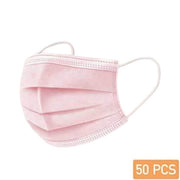 Disposable Masks (50 Count) - Fine Dust Protection (Pink Black Blue) - OceanNailSupply