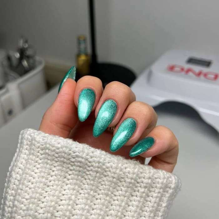 DIVA 9D Cat Eye Candy #20 - Leopard Mint - OceanNailSupply