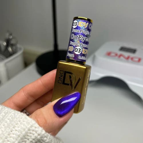 DIVA 9D Cat Eye Glassball #03 - Puma Purple - OceanNailSupply