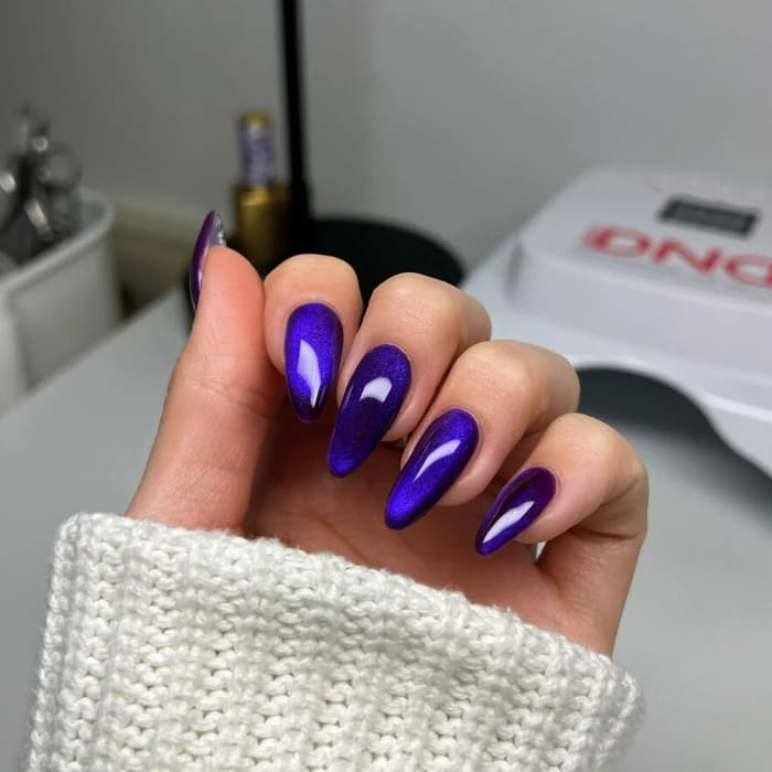 DIVA 9D Cat Eye Glassball #03 - Puma Purple — OceanNailSupply