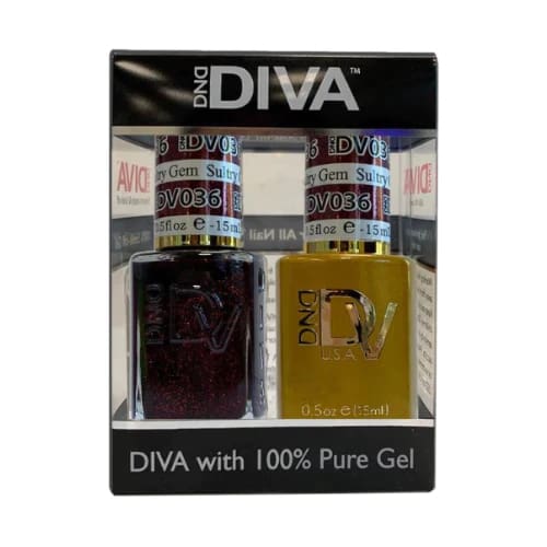 DIVA Matching Duo - 036 Sultry Gem OceanNailSupply