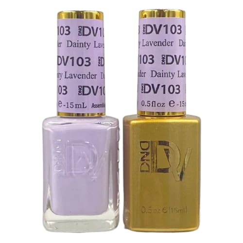 DIVA Matching Duo - 103 Dainty Lavender OceanNailSupply